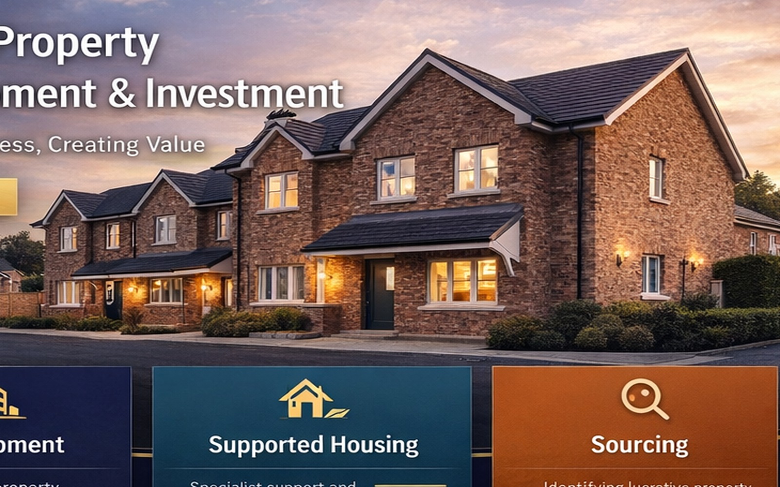 Residential development exterior